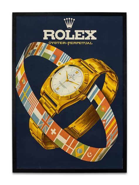 rolex poster for sale|vintage rolex poster.